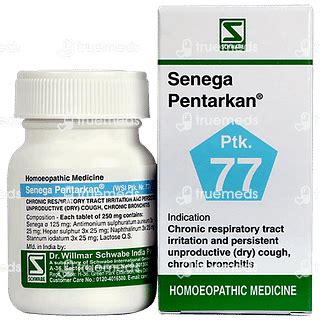 Dr Willmar Senega Pentarkan Ptk 77 Tablet 20 Gm - Uses, Side Effects ...