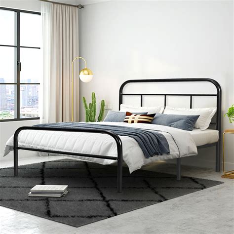 Buy Snailhome 14 Heavy Duty Metal Bed Frame with Headboard & Footboard ...