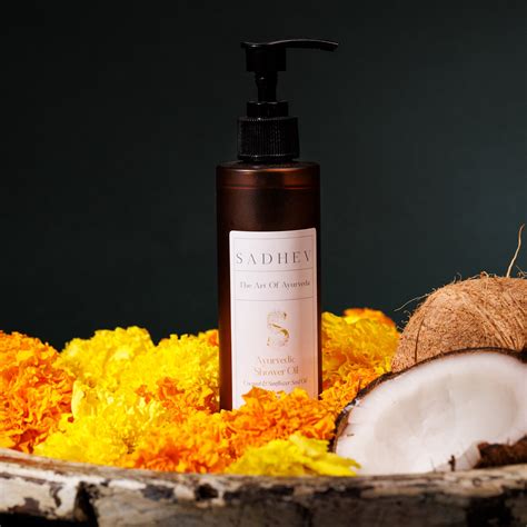 Shower Oils: Ayurvedic Bath Shower Oils, After Bath Oils | Sadhev