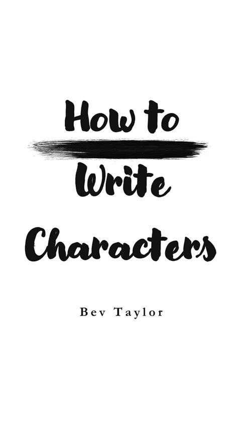 Image result for How to Write Characters