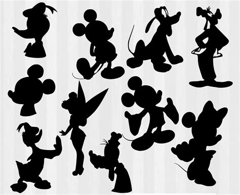 Mickey Mouse Head Silhouette Vector ... | Mickey mouse silhouette, Disney silhouettes, Mickey mouse