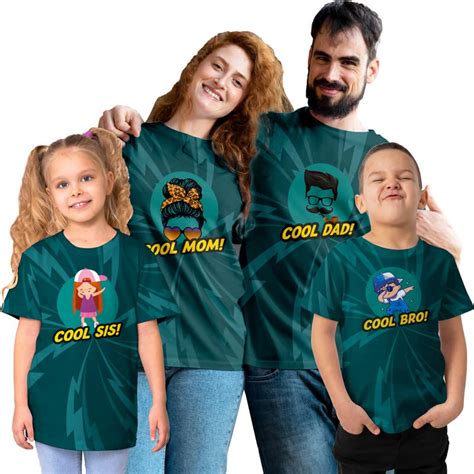 Buy TheYaYaCafe All Over Printed Cool Family Matching Family T-Shirts ...