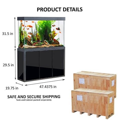125 Gallon Fish Tank and Stand | Large Aquarium Sets & Bundles