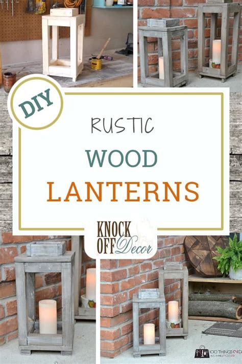 How to Make Rustic Lanterns 的图像结果