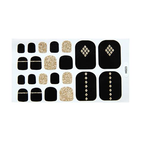 Toe Nail Stickers, Full Wraps Stickers Decal Strips, Waterproof Self ...