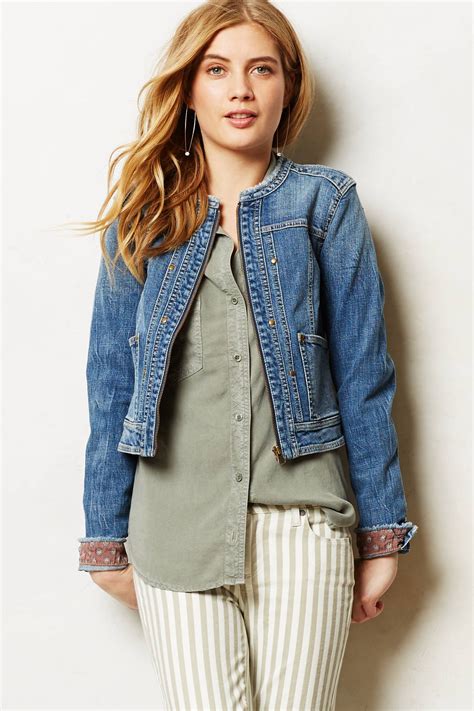 Strap Denim Jacket Womens at Joseph Park blog