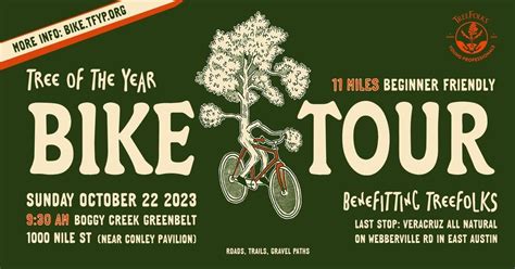 Austin Tree of the Year Bike Tour with TreeFolksYP, Conley Pavilion at ...