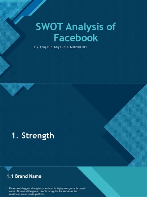 Image result for Facebook SWOT-analysis Explained
