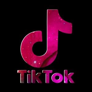 Galaxy Tik Tok Logo Poster MultiColor PhotoPaper Print (12 inch X 18 ...