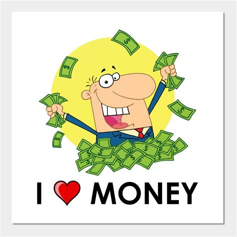 I love money wall and art print money – Artofit