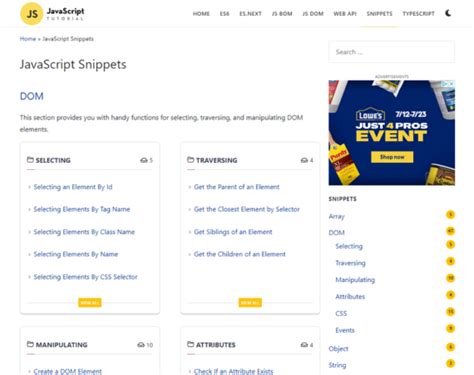 Image result for JavaScript Code Snippt