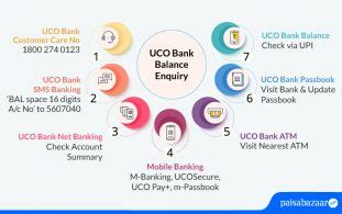 UCO Bank Balance Enquiry by Number, Missed Call, SMS, Net Banking