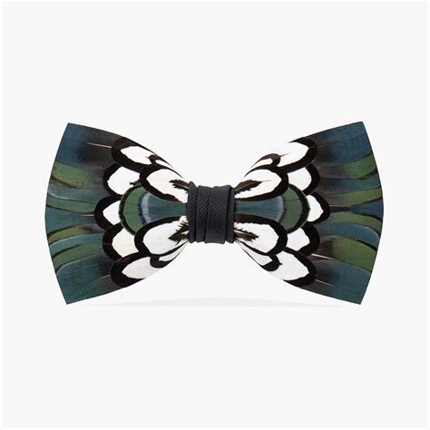 Pheasant Feather Bow Tie | Charleston Bow Tie | Brackish Brand