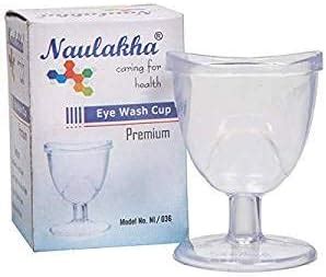 Buy Eye wash cup Made up of non toxic plastic Pack of (2) colour may ...