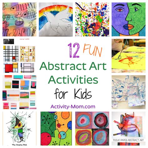Abstract Art Activities for Kids - The Activity Mom