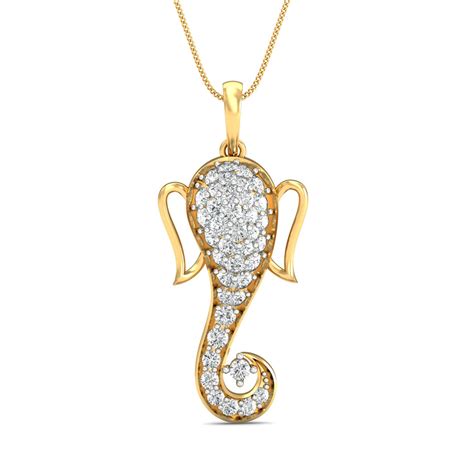 Nidal Jewels | Divine Ganesha Gold and Diamond Pendant