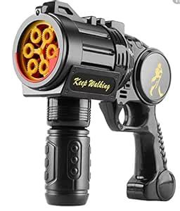 Buy Bubble Gun Bubble Blaster – Light Up Bubble Blower Safe Durable ...