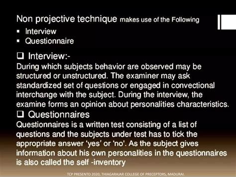 Non Projective Test 的图像结果
