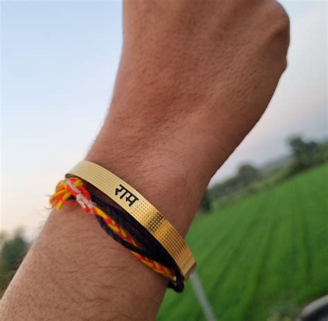 Shree Ram Dotted 24K Gold Bracelet – DAKSHIS