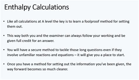 Image result for Enthalpy Calculation Examples