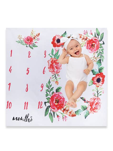 Babymoon Multiple Rose Photoshoot Bedsheet | Swaddle | 100 x 100 cm ...