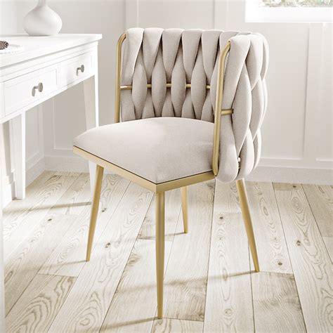 Cream Dressing Table Chair