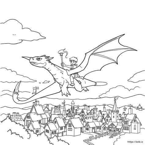 How To Train Your Dragon Coloring Book Pages