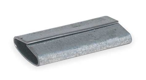 Zoro Select Strapping Seal, 1-1/4 In., Push, PK500 3CTW4 | Zoro