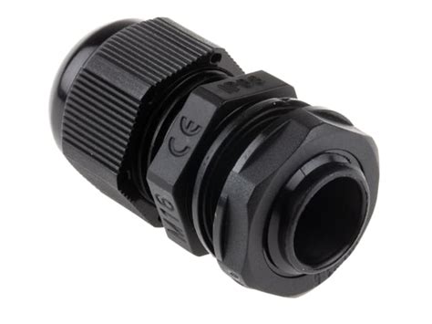 NGM16-BLK HellermannTyton | HellermannTyton NGM Series Black Nylon ...