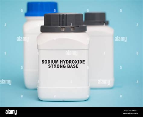 Sodium hydroxide (NaOH). Strong base. Used in soap making, paper ...