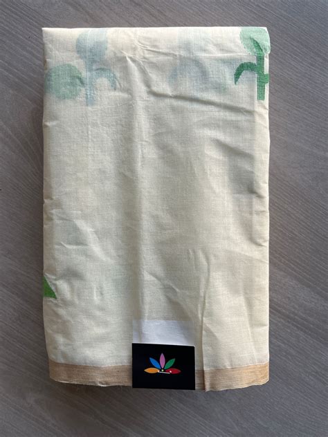 Handloom Fine Cotton Jamdani Saree -28291 – FABK