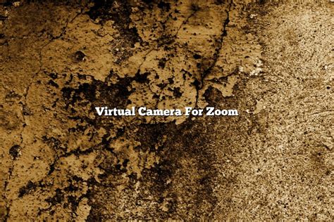 Virtual Camera Zoom 的图像结果