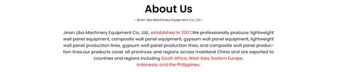 Company Overview - Jinan Libo Precision Machinery Equipment Co., Ltd.