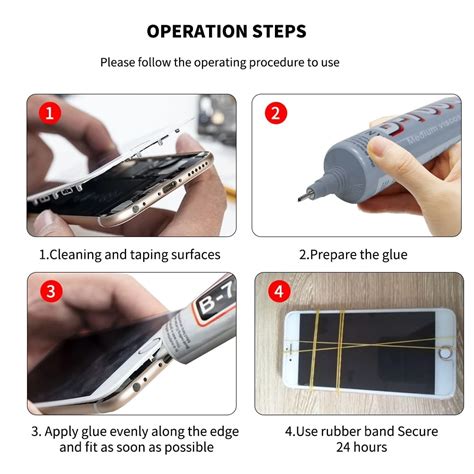 B7000 Glue Clear Contact Phone Repair Adhesive Universal Glass Plastic ...