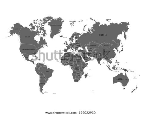 Flat World Map with Countries 的图像结果