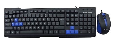 Amazon.in: Buy PUNTA Wired Keyboard and Mouse Combo with 121 Keys and a ...