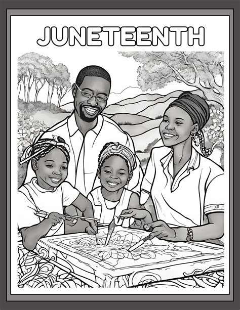 Juneteenth Coloring Pages - Etsy