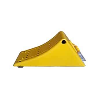 Generic BSPL-811 Yellow Plastic Wheel Chock, 470mm x 280mm x 200mm, 4 ...