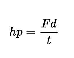 Horsepower Formula - Definition, Derivation, Examples