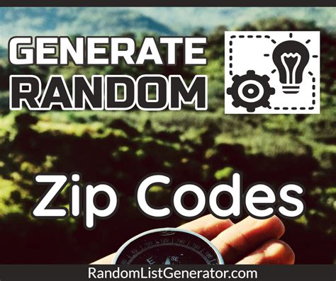 Zip Code Generator 的图像结果