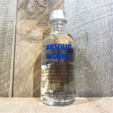 Absolut Vodka 200ml (Half Pint) - Oak and Barrel
