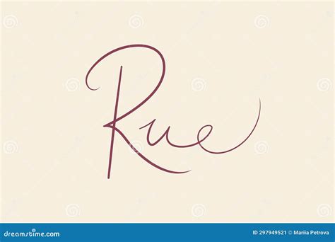 What Is The Meaning Of The Name Rue at Louis Brannan blog