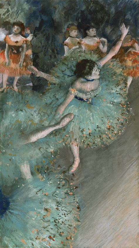 Download Edgar Degas The Green Ballet Dancer Wallpaper | Wallpapers.com