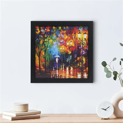 Buy Aura Wooden Autumn Night Picture Frame - 34x34cm from Home Centre ...