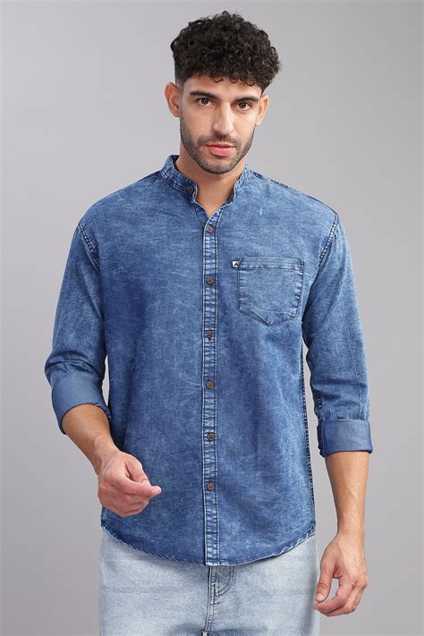 Shop Trendy Denim Shirt Men Online at Unbeatable Price