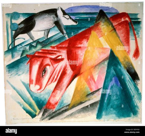 'Animals', 1912-1913. Artist: Franz Marc Stock Photo - Alamy