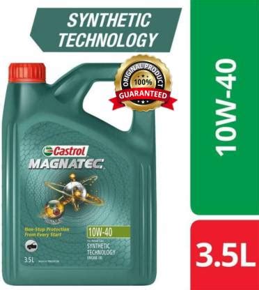 Castrol MAGNATEC 10W40 FOR BS4,BS5,BS6 ALL PETROL CARS High-Mileage ...