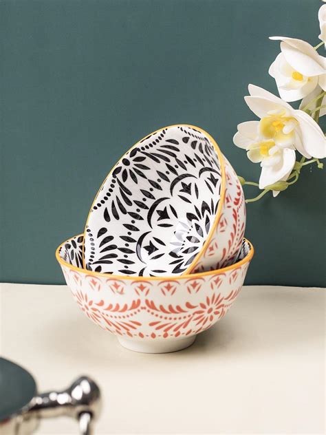 Bowls, Serving Bowl Set, Light Blue, Ceramic, Set of 2, 360 mL - MARKET ...