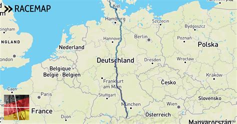 Race Across Germany » Racemap