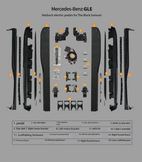 Car Craft Compatible With Mercedes Gle W167 X167 2019-2024 Automatic ...